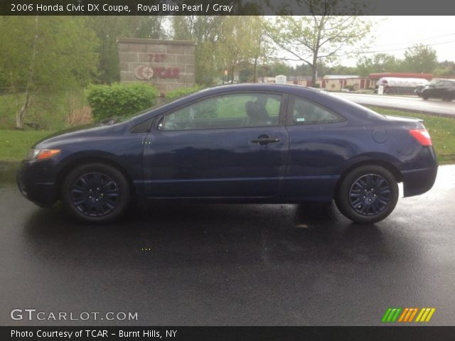 2006 Honda Civic DX Coupe in Royal Blue Pearl