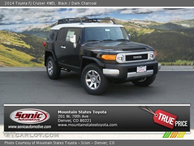2014 Toyota FJ Cruiser 4WD in Black