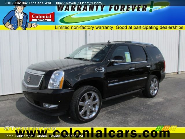 2007 Cadillac Escalade AWD in Black Raven