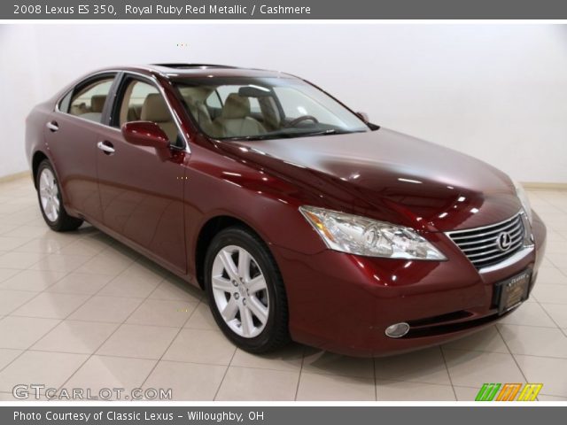 2008 Lexus ES 350 in Royal Ruby Red Metallic