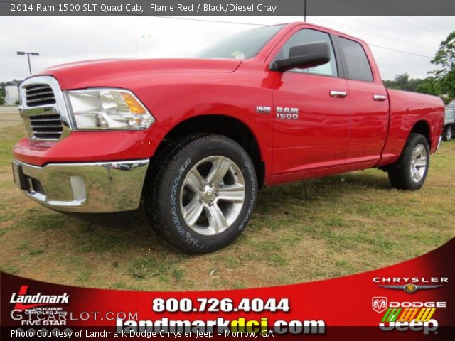 2014 Ram 1500 SLT Quad Cab in Flame Red