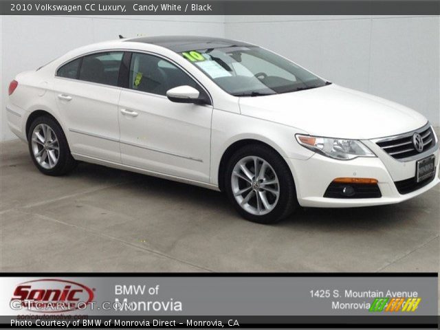 2010 Volkswagen CC Luxury in Candy White