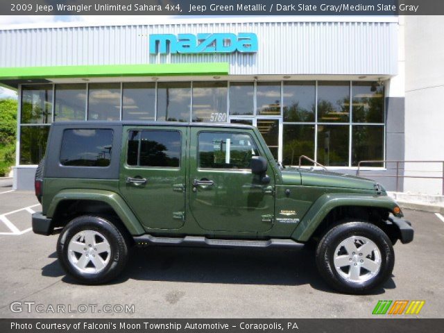 2009 Jeep Wrangler Unlimited Sahara 4x4 in Jeep Green Metallic