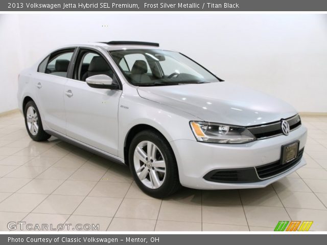 2013 Volkswagen Jetta Hybrid SEL Premium in Frost Silver Metallic