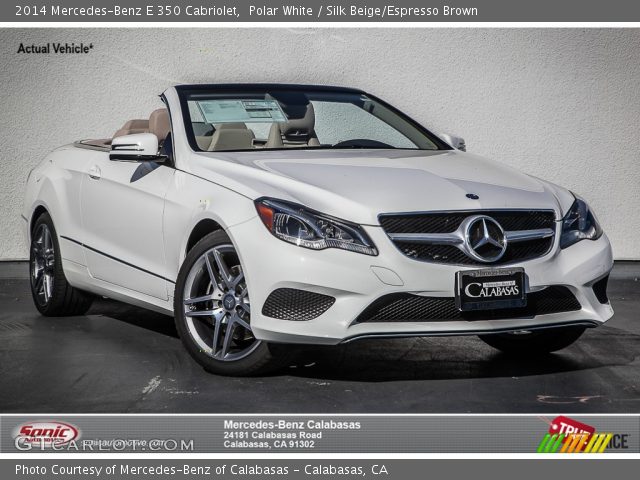 2014 Mercedes-Benz E 350 Cabriolet in Polar White