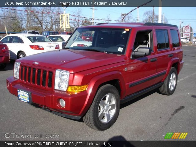 2006 Jeep Commander 4x4 in Inferno Red Pearl