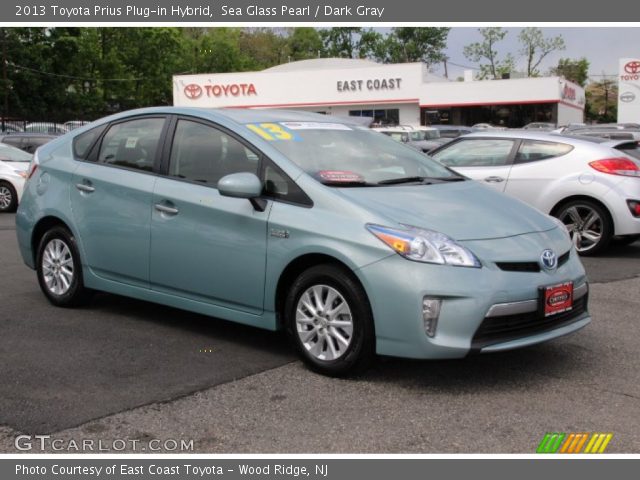 2013 Toyota Prius Plug-in Hybrid in Sea Glass Pearl