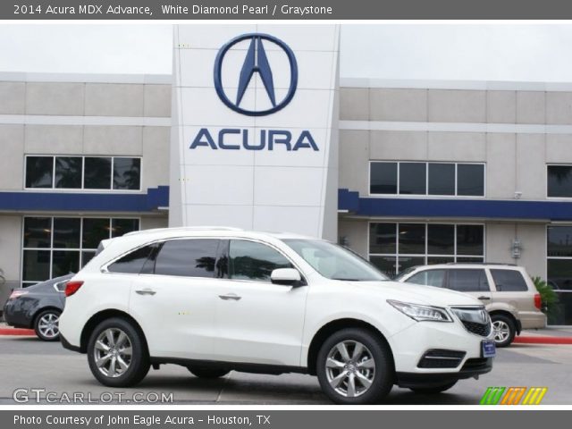 2014 Acura MDX Advance in White Diamond Pearl
