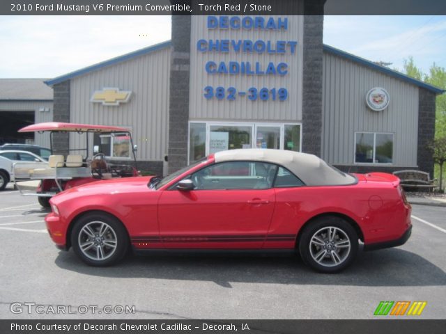 2010 Ford Mustang V6 Premium Convertible in Torch Red