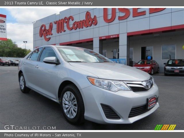 2013 Toyota Camry LE in Classic Silver Metallic