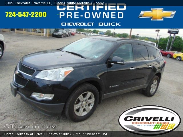 2009 Chevrolet Traverse LT in Black Granite Metallic