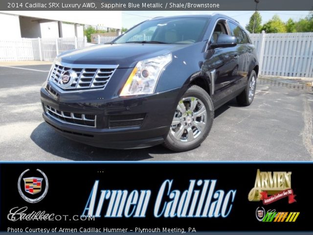 2014 Cadillac SRX Luxury AWD in Sapphire Blue Metallic