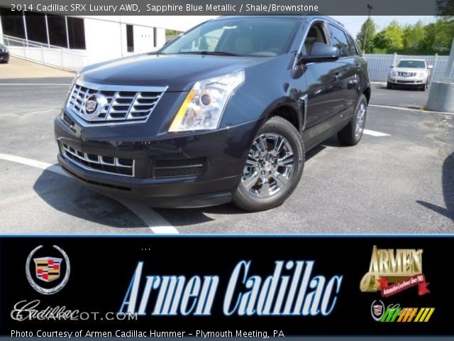 2014 Cadillac SRX Luxury AWD in Sapphire Blue Metallic