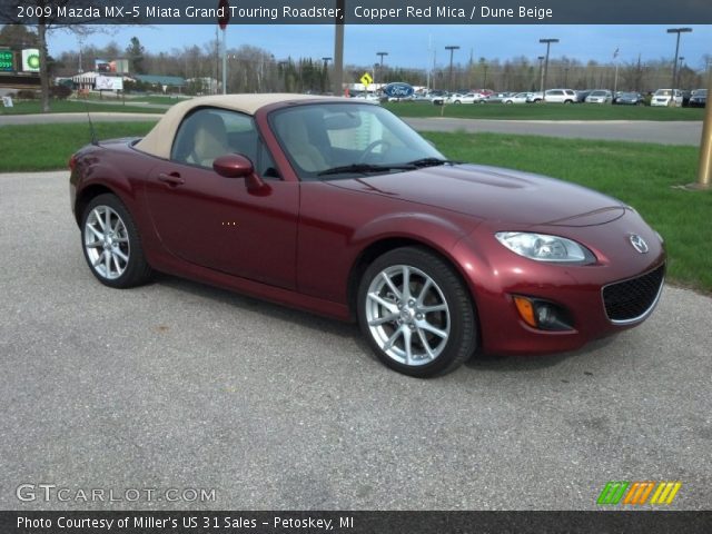 2009 Mazda MX-5 Miata Grand Touring Roadster in Copper Red Mica