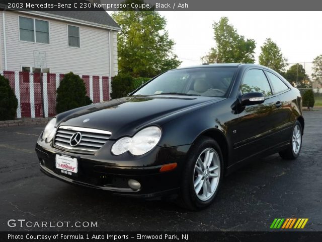 2003 Mercedes-Benz C 230 Kompressor Coupe in Black