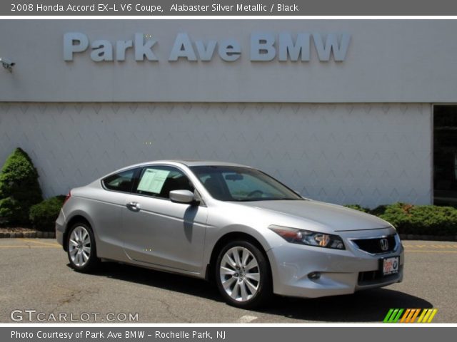 2008 Honda Accord EX-L V6 Coupe in Alabaster Silver Metallic