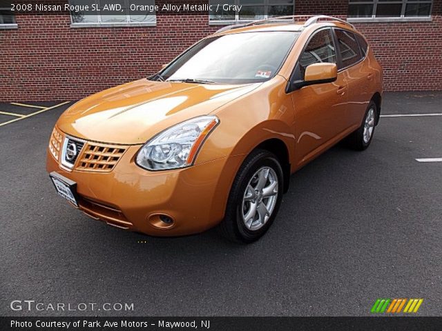 2008 Nissan Rogue SL AWD in Orange Alloy Metallic