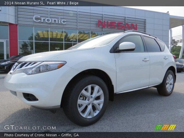 2014 Nissan Murano SL in Pearl White