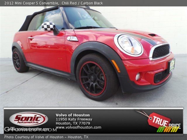 2012 Mini Cooper S Convertible in Chili Red