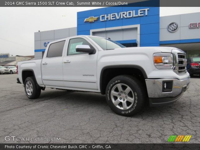 2014 GMC Sierra 1500 SLT Crew Cab in Summit White