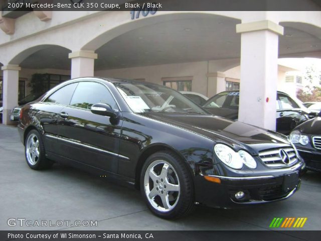 2007 Mercedes-Benz CLK 350 Coupe in Black