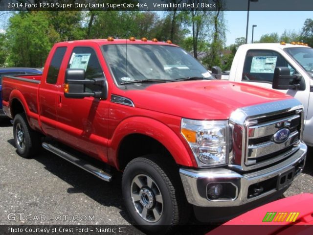 2014 Ford F250 Super Duty Lariat SuperCab 4x4 in Vermillion Red
