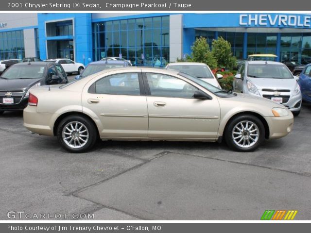 2001 Chrysler Sebring LXi Sedan in Champagne Pearlcoat