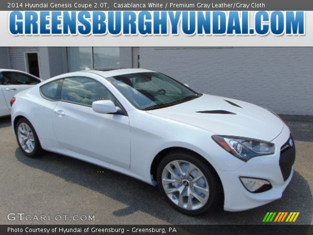 2014 Hyundai Genesis Coupe 2.0T in Casablanca White