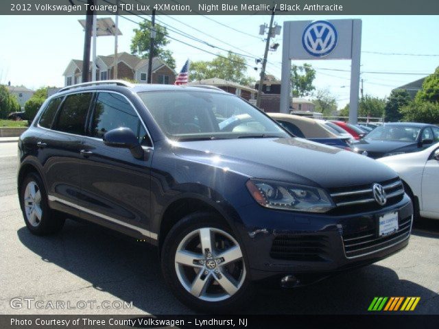 2012 Volkswagen Touareg TDI Lux 4XMotion in Night Blue Metallic
