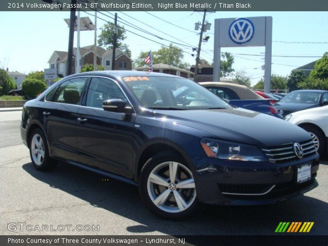 2014 Volkswagen Passat 1.8T Wolfsburg Edition in Night Blue Metallic