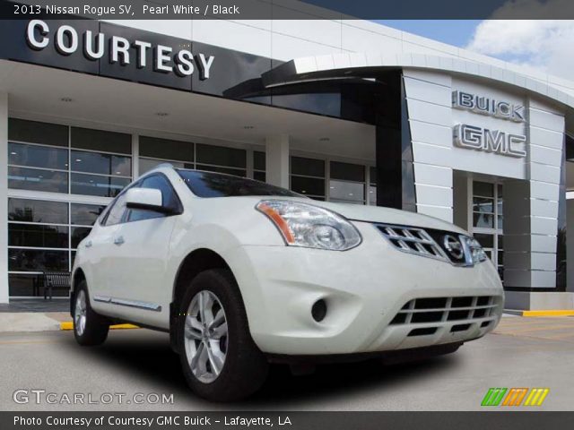 2013 Nissan Rogue SV in Pearl White