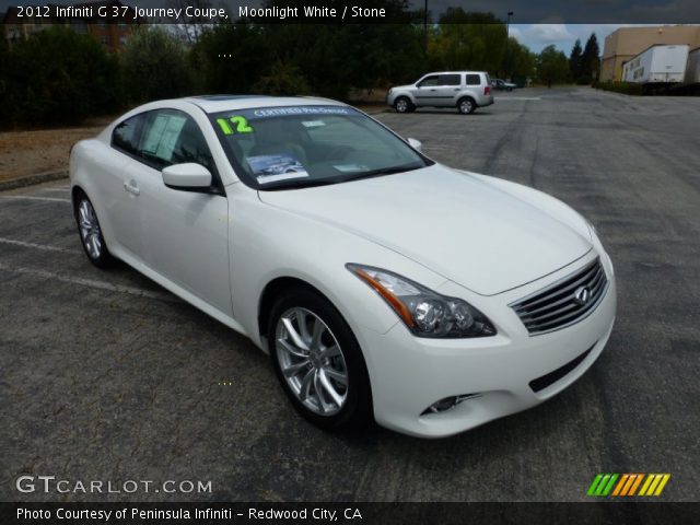 2012 Infiniti G 37 Journey Coupe in Moonlight White