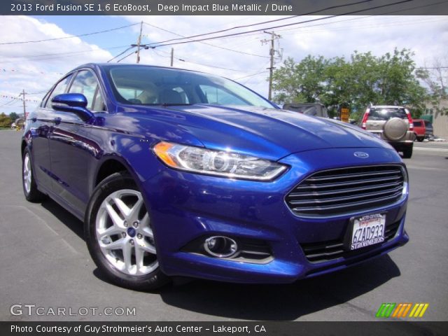 2013 Ford Fusion SE 1.6 EcoBoost in Deep Impact Blue Metallic