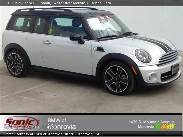 2012 Mini Cooper Clubman in White Silver Metallic