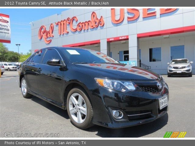 2012 Toyota Camry SE in Attitude Black Metallic
