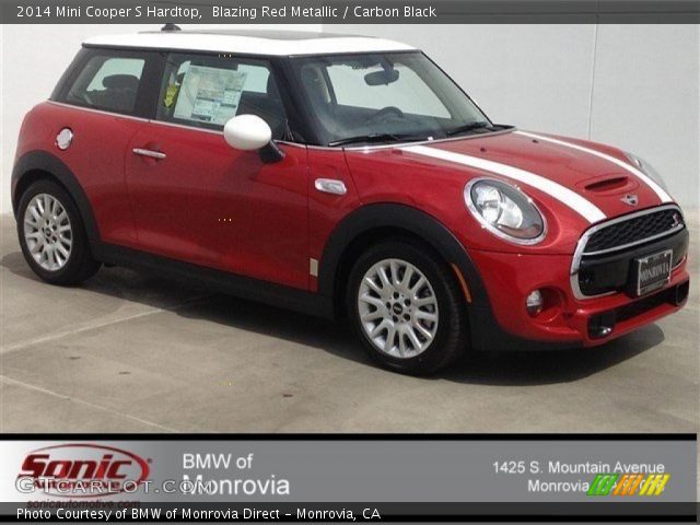 2014 Mini Cooper S Hardtop in Blazing Red Metallic