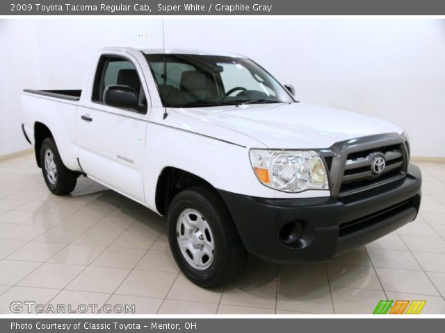 2009 Toyota Tacoma Regular Cab in Super White