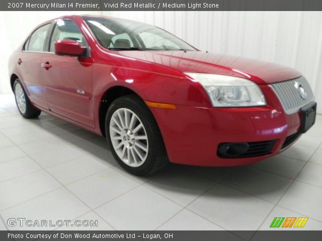 2007 Mercury Milan I4 Premier in Vivid Red Metallic