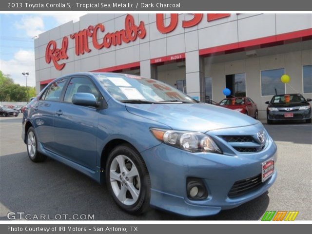 2013 Toyota Corolla S in Tropical Sea Metallic