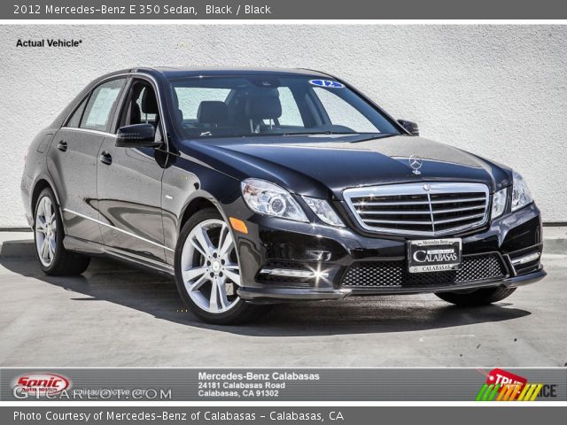 2012 Mercedes-Benz E 350 Sedan in Black