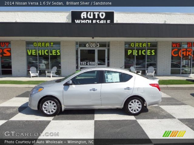 2014 Nissan Versa 1.6 SV Sedan in Brilliant Silver