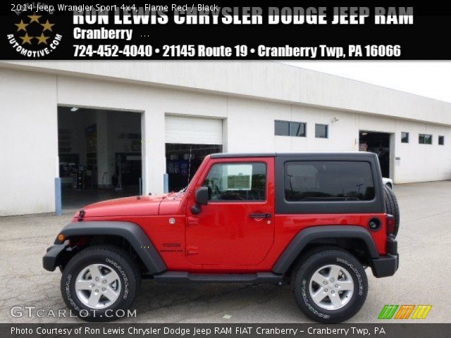 2014 Jeep Wrangler Sport 4x4 in Flame Red