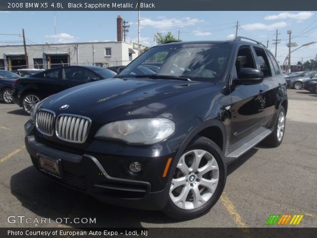 2008 BMW X5 4.8i in Black Sapphire Metallic