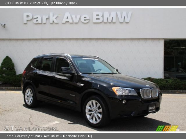 2013 BMW X3 xDrive 28i in Jet Black