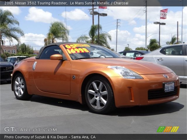 2005 Nissan 350Z Touring Roadster in Le Mans Sunset Metallic