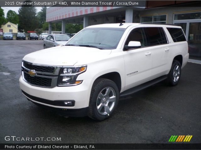 2015 Chevrolet Suburban LT 4WD in White Diamond Tricoat