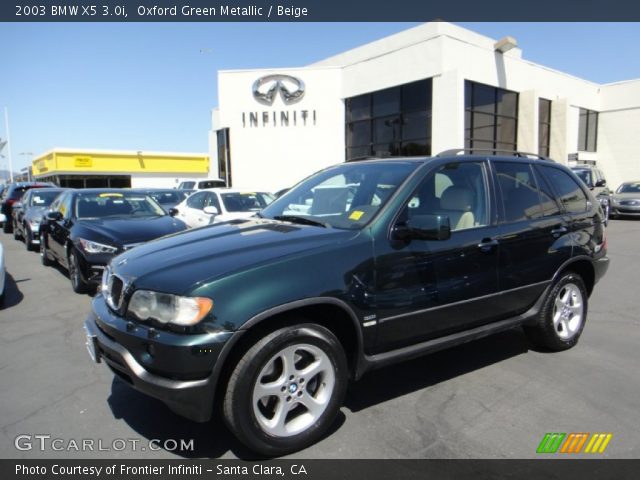 2003 BMW X5 3.0i in Oxford Green Metallic