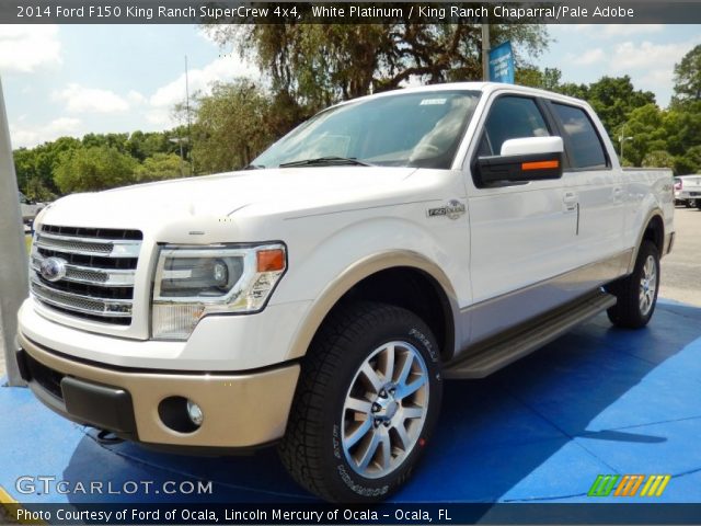 2014 Ford F150 King Ranch SuperCrew 4x4 in White Platinum