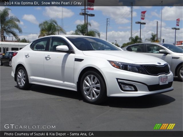 2014 Kia Optima EX in Snow White Pearl