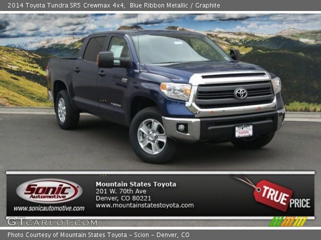 2014 Toyota Tundra SR5 Crewmax 4x4 in Blue Ribbon Metallic